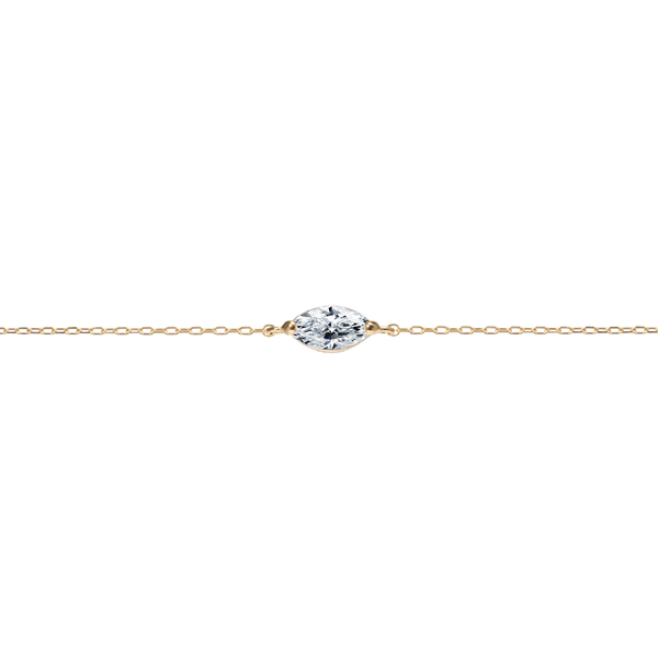 0.3ct Marquise Diamond Bracelet