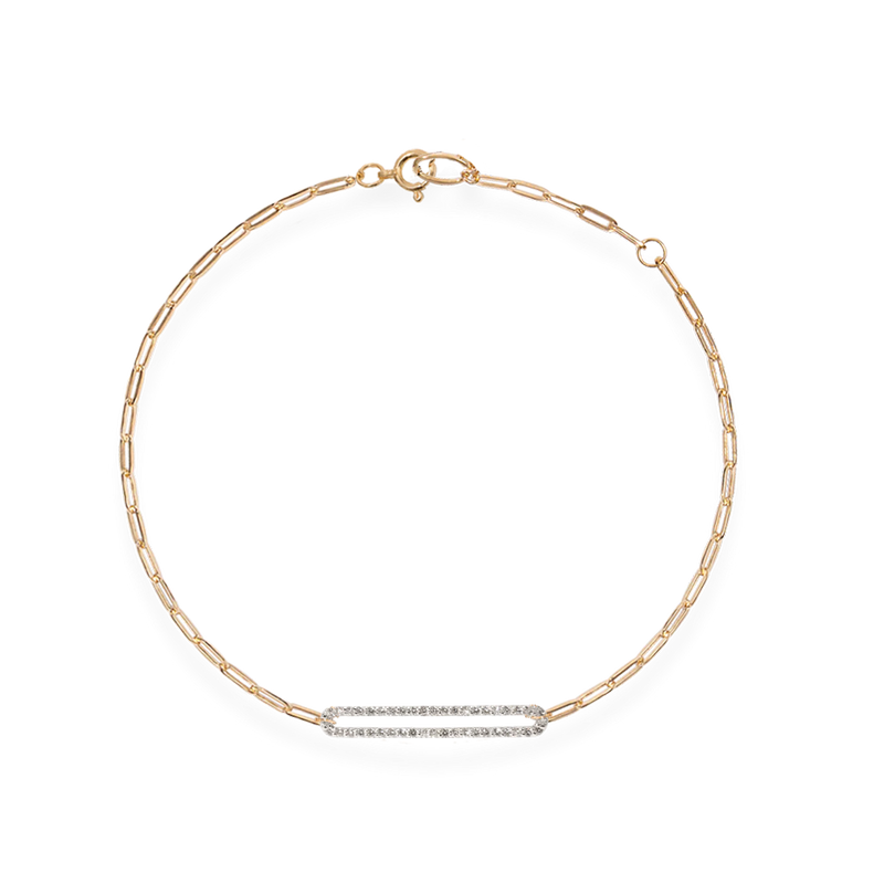 Pave Long Clip Bracelet - PRMAL