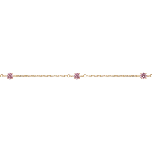 Passage Pink Diamond Station Bracelet - PRMAL