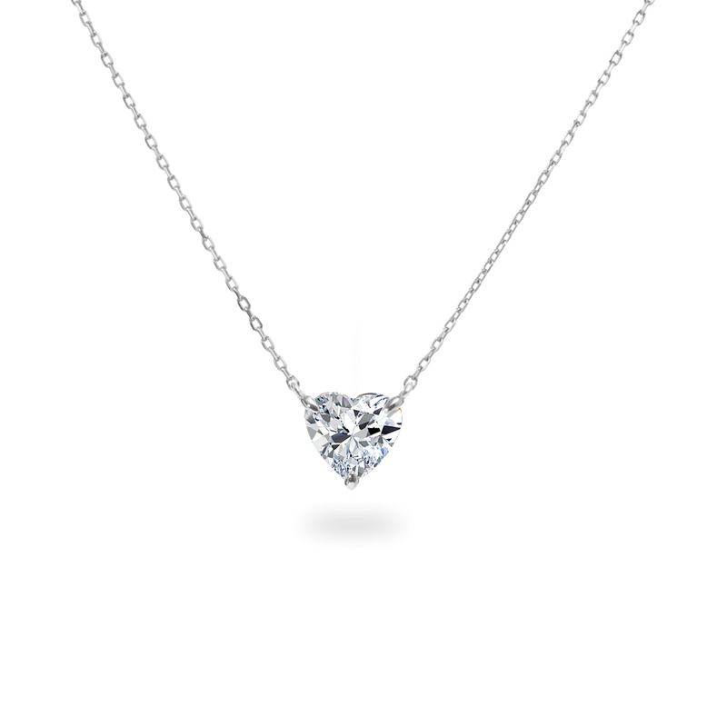 Heart Diamond Necklace - PRMAL