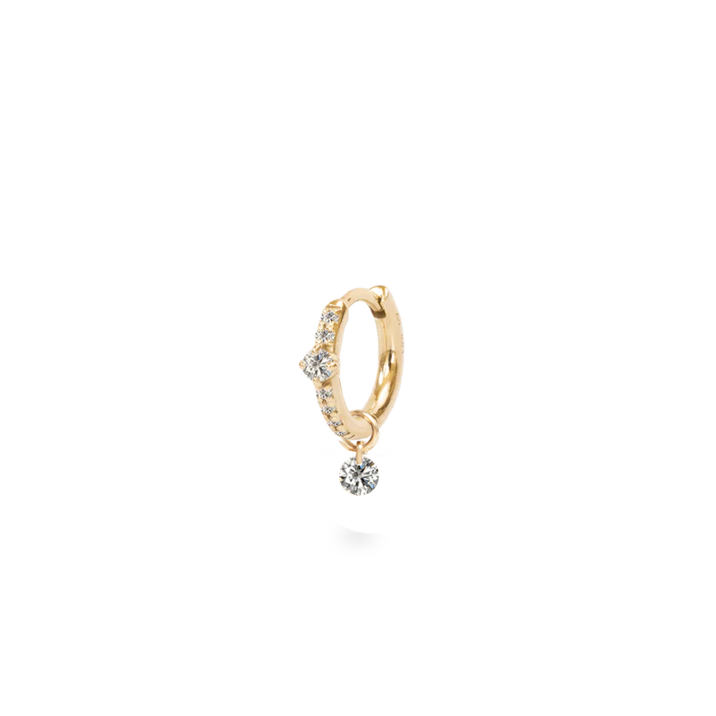 Diamond Hoop Charm