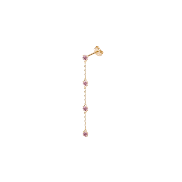 Passage Pink Diamond Station Earring S - PRMAL