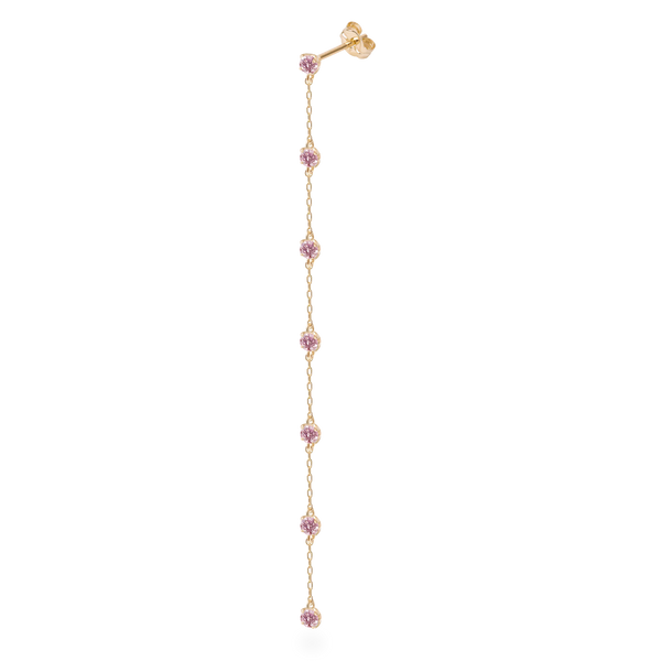 Passage Pink Diamond Station Earring M - PRMAL