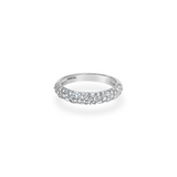 Mixture Pave Dome Ring - PRMAL