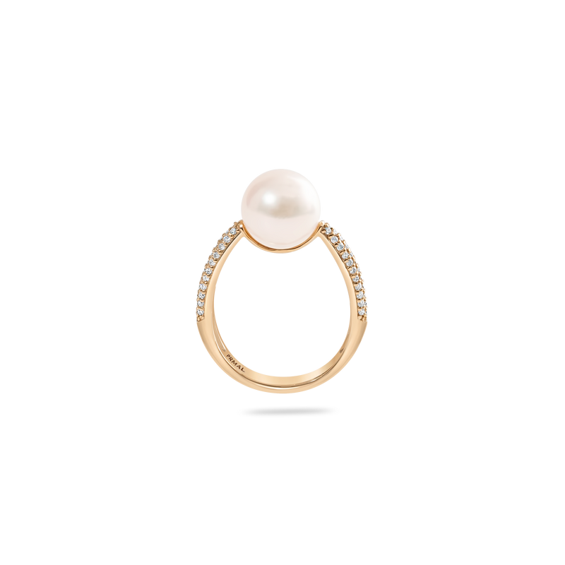 Pearl Oval Dome Ring - PRMAL