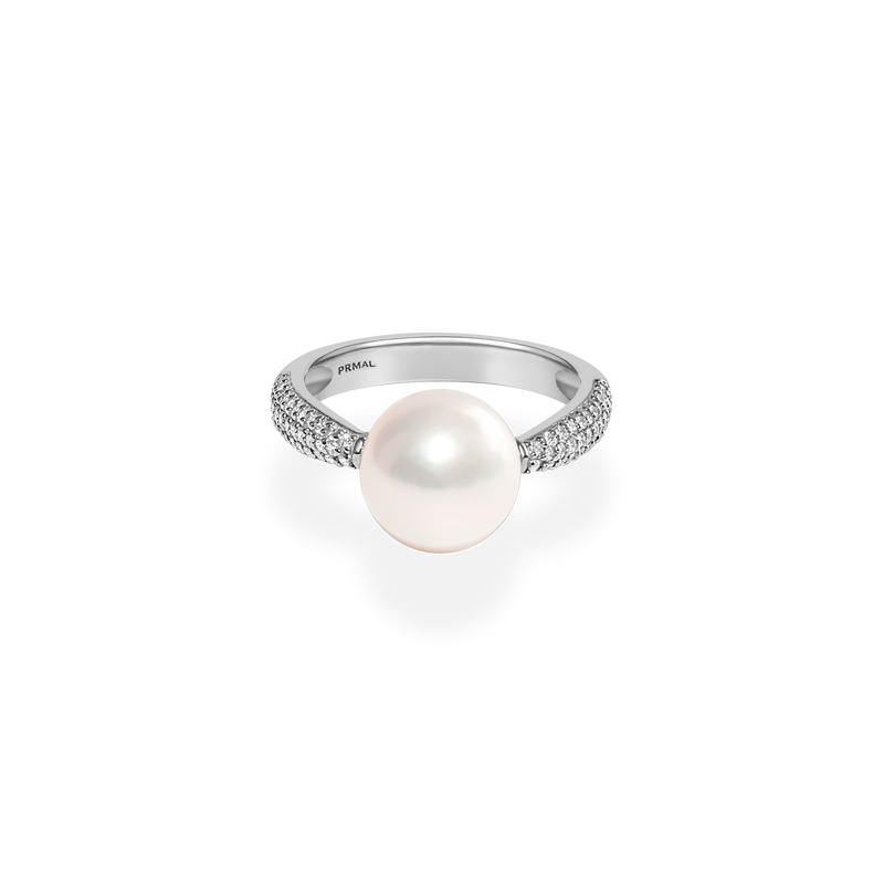 Pearl Oval Dome Ring - PRMAL