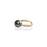 Grand Black Pearl Oval Dome Ring - PRMAL