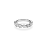 Heart Half Eternity Ring - PRMAL