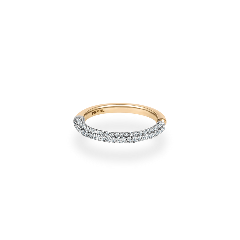 Rota Half Eternity Hug Ring - PRMAL