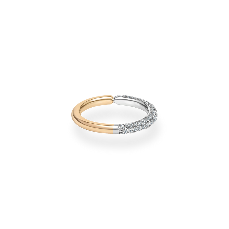 Rota Half Eternity Hug Ring - PRMAL