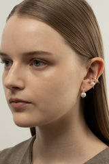 Pearl Oval Earring M - PRMAL