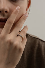 Rota Half Eternity Hug Ring - PRMAL