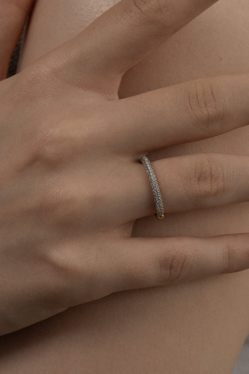 Rota Half Eternity Hug Ring - PRMAL