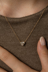 Heart Diamond Necklace - PRMAL