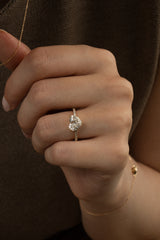 2ct Heart Diamond Pave Ring - PRMAL