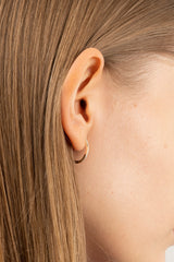 Wave Hoop Earring S - PRMAL