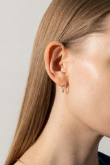 Wave Hoop Earring S - PRMAL