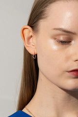 Wave Hoop Earring S - PRMAL