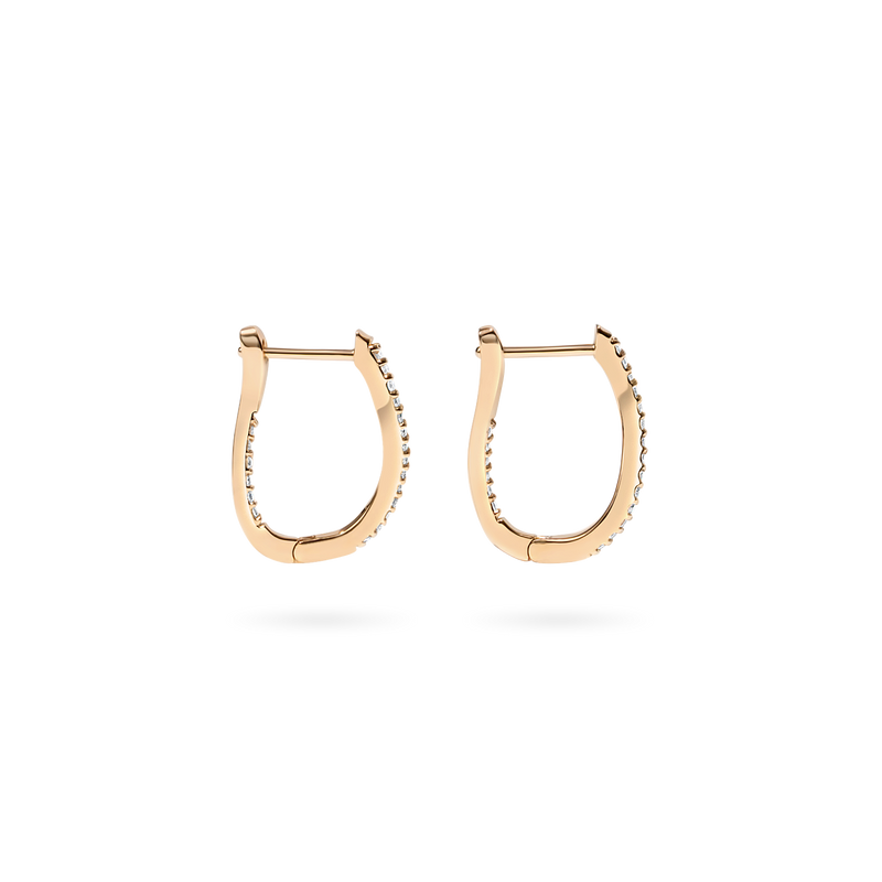 Wave Hoop Earring S - PRMAL