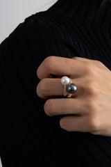 Pearl Oval Dome Ring - PRMAL