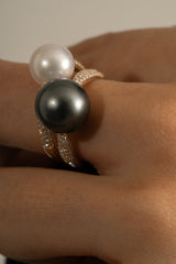 Pearl Oval Dome Ring - PRMAL