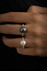 Pearl Oval Dome Ring - PRMAL