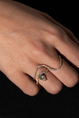 Massive Wave Double Finger Ring - PRMAL