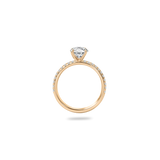 Velle Solitaire Pave Ring - PRMAL