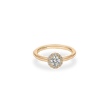 Faria Halo Bold Plain Ring - PRMAL