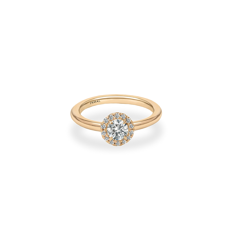 Faria Halo Bold Plain Ring - PRMAL