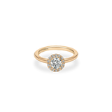 Faria Halo Bold Plain Ring - PRMAL