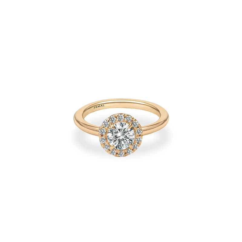 Faria Halo Bold Plain Ring - PRMAL