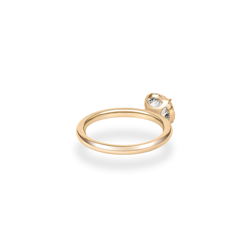 Faria Halo Bold Plain Ring - PRMAL