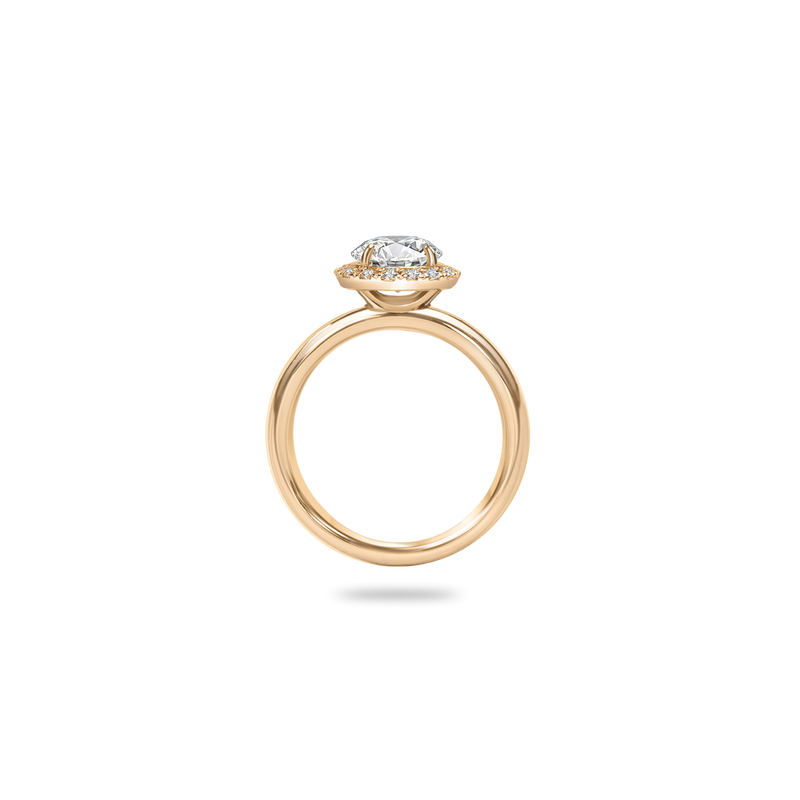 Faria Halo Bold Plain Ring - PRMAL