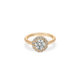 Faria Halo Bold Plain Ring - PRMAL