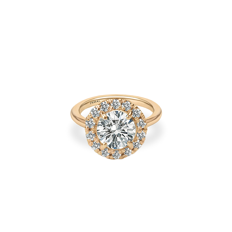 Faria Halo Bold Plain Ring - PRMAL