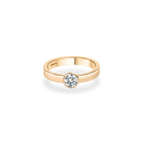 Larisa Bezel Bold Flat Ring - PRMAL