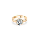 Larisa Bezel Bold Flat Ring - PRMAL