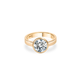 Larisa Bezel Bold Flat Ring - PRMAL