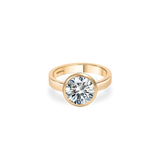 Larisa Bezel Bold Flat Ring - PRMAL