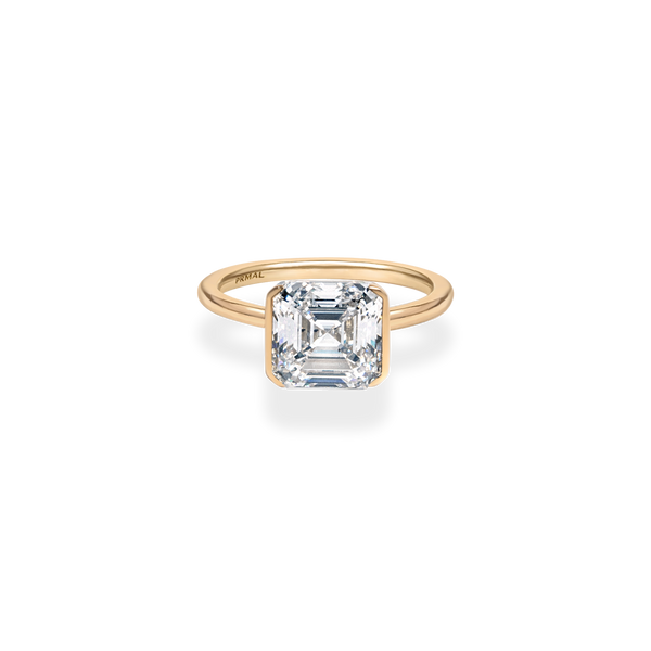 Infinity Clamp Ring [Asscher] - PRMAL