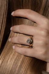 Infinity Wave Dome Ring [Pear] - PRMAL