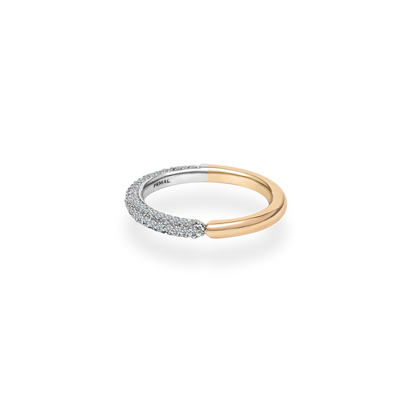 Rota Half Eternity Hug Ring - PRMAL